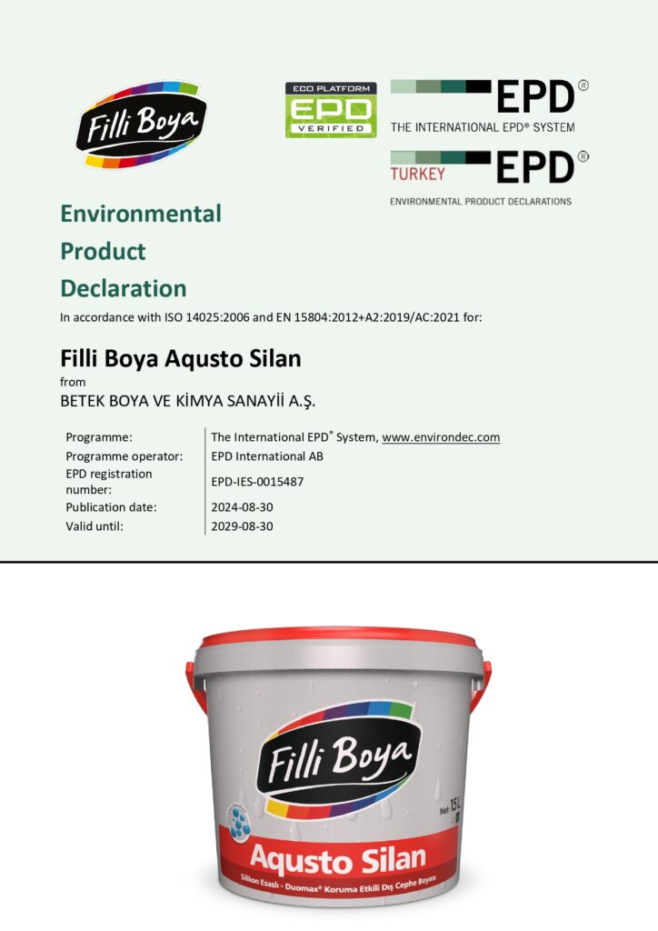 Filli Boya EPD